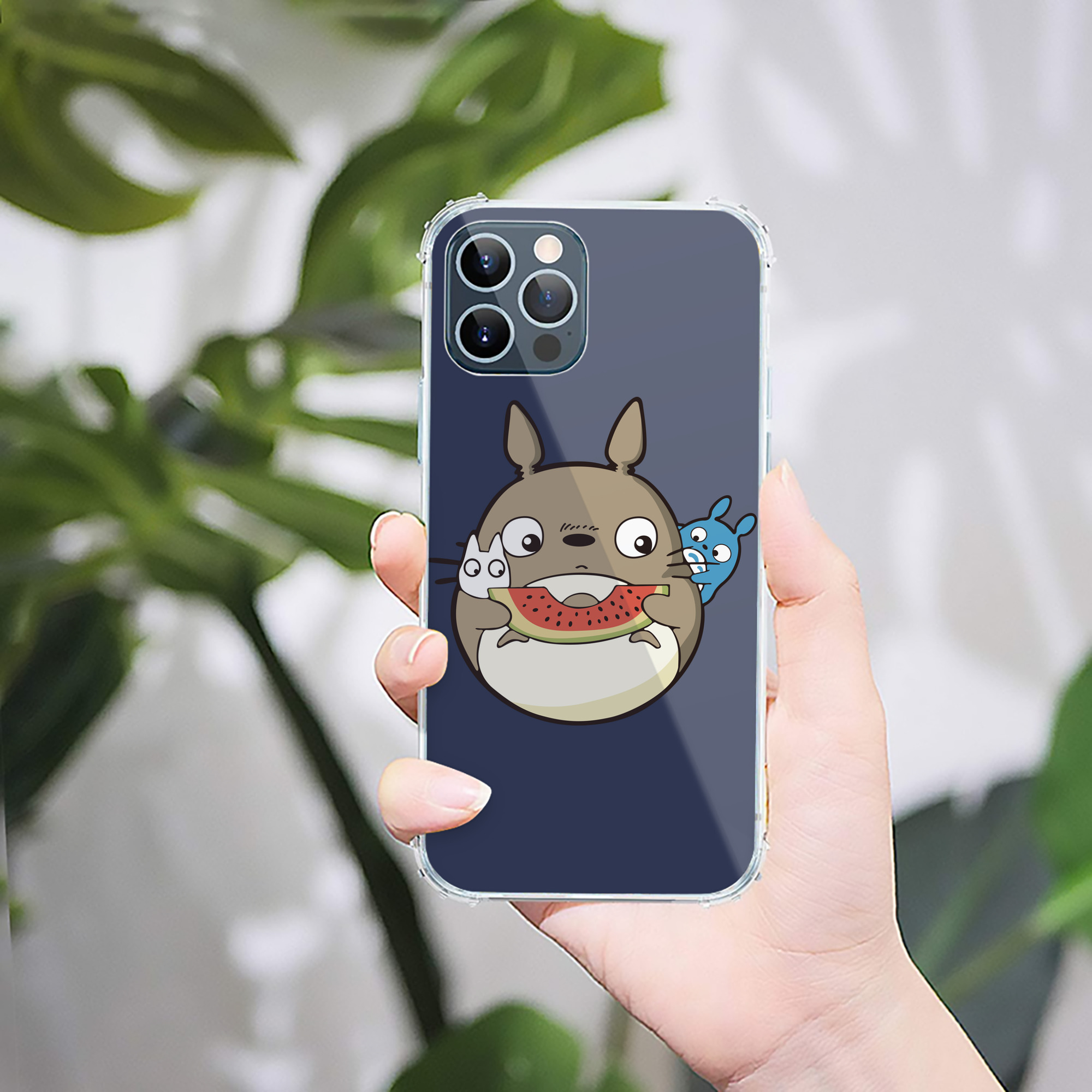 （画像用） となりのトトロ 草壁メイ 草壁サツキ My Neighbor Totoro Satsuki Kusakabe Mei Kusakabe 【iPhone 12シリーズ対応】透明スマホケース（クリアソフトケース）